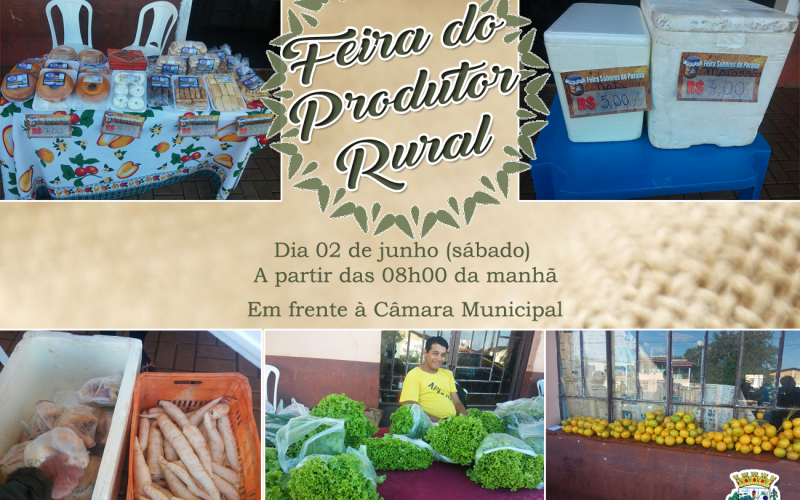 SECRETARIA DE AGRICULTURA PROMOVE FEIRA DO PRODUTOR RURAL